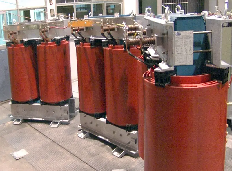 3000 kVA 21,6-12,47/4,14 kV Cast Resin